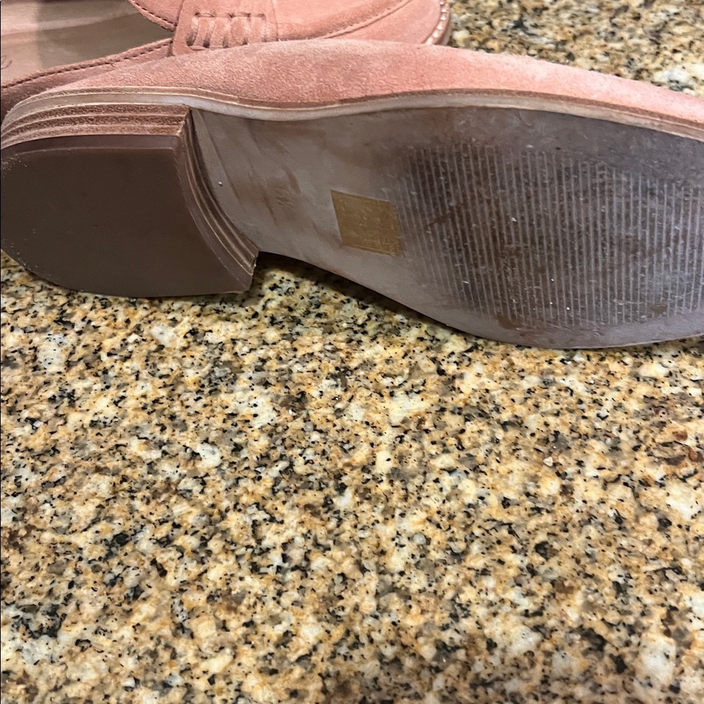 Madewell  Pink Suede Loafers - Picture 3 of 3